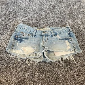 Hollister low rise shorts size 0